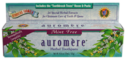 Mint-free Ayurvedic Toothpaste with Neem & Peelu - Suitable for People using Homeopathic Remedies