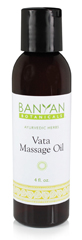 Massage Oil for Vata Types:  Strengthening and Relaxing